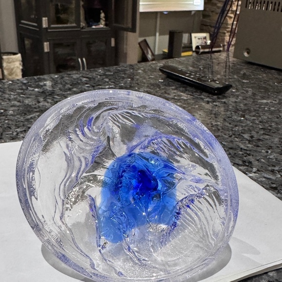 🐬 Vintage Rare French Cristal D’Arques Crystal Glass Dolphin Figurine 🐬 - Picture 6 of 13